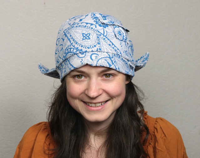 petje blauw
