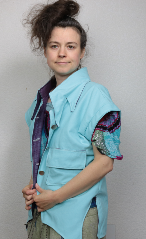 blauw jasje klein